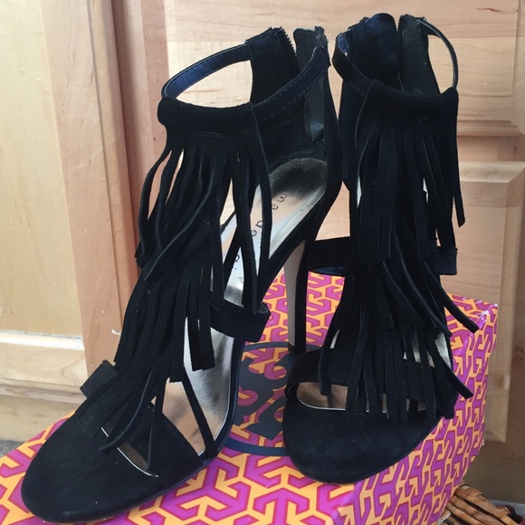 fringe heels