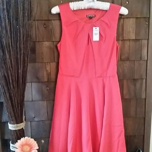 Express coral dress new with tag