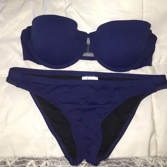 BCBG Navy Blue Swimsuit