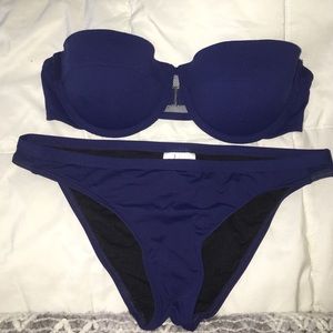 BCBG Navy Blue Swimsuit