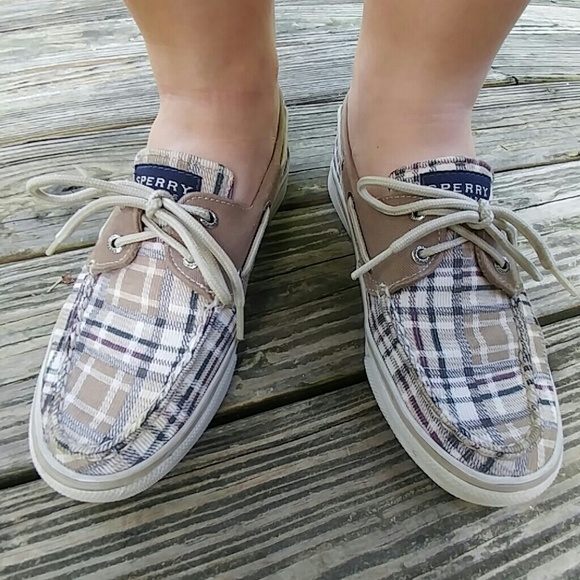 Sperry Top Siders Plaid - Picture 1 of 2
