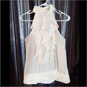 Twentyone Cream Dressy Top