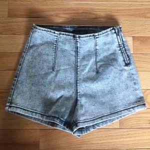 High waisted shorts