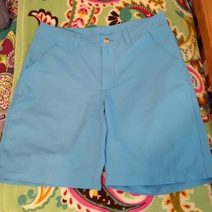 Men Blue Columbia shorts