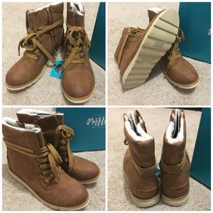Tan boots