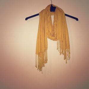 Mustard Yellow Pashmina scarf/wrap
