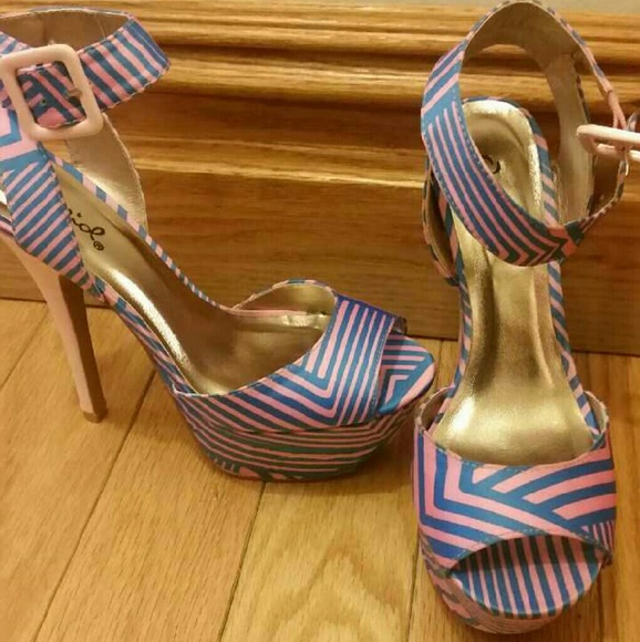 Retro style high heels