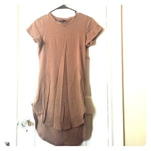 Brown T-shirt Dress
