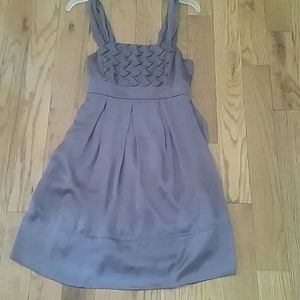 Pretty satin brown dress