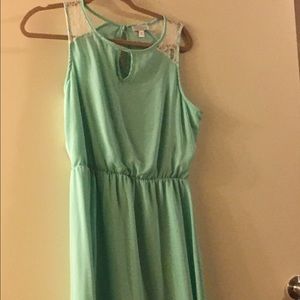 Charming Charlie's mint green dress worn once!