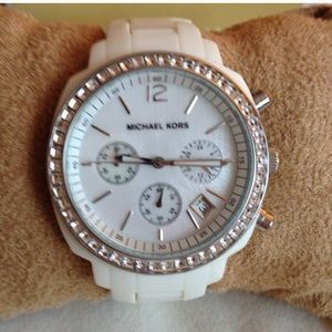 Michael Kors 'Runway Ceramic' Watch, 40mm. NWT