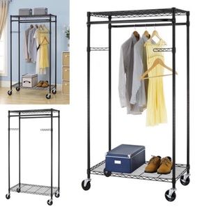 2 garment racks
