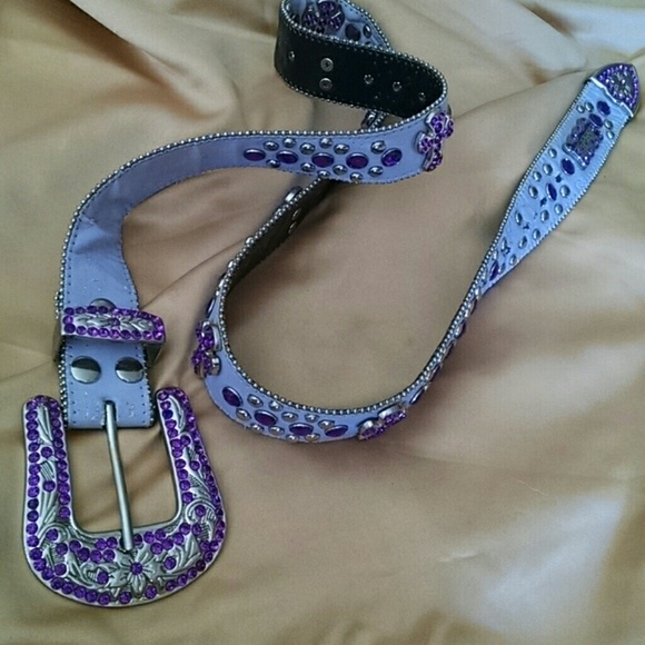 Stunning BHW western rhinestone belt