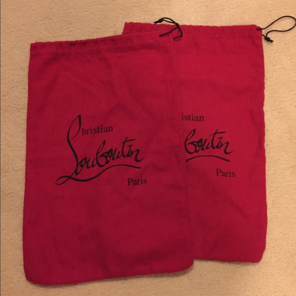 Authentic Louboutin Shoe Dust Bag