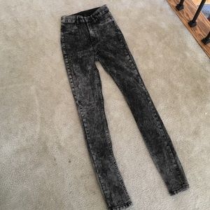 Black And Gray Jeans