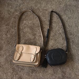 Two leather bags bought from Mallorca, Spain