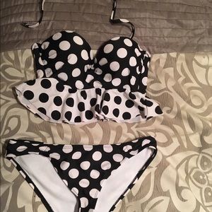 Polka dot bikini