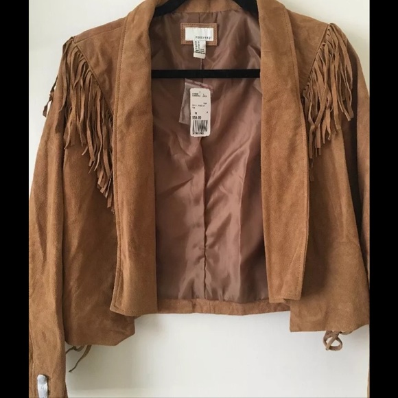 Fringe suede jacket