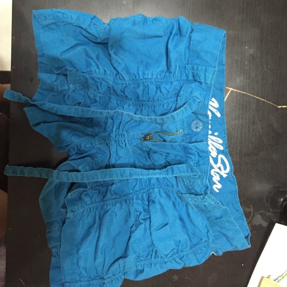 Blue shorts