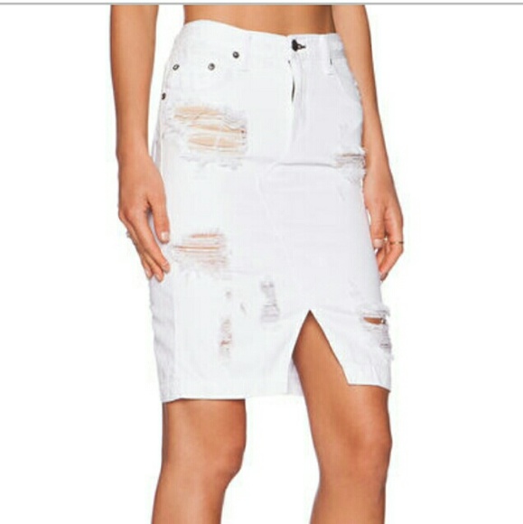 rag & bone Dresses & Skirts - Rag and bone jean denim skirt