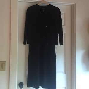 Ann Taylor dress and cardigan