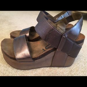 OTBT wedges in pewter