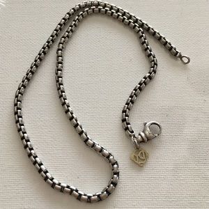 Authentic David Yurman Box Chain