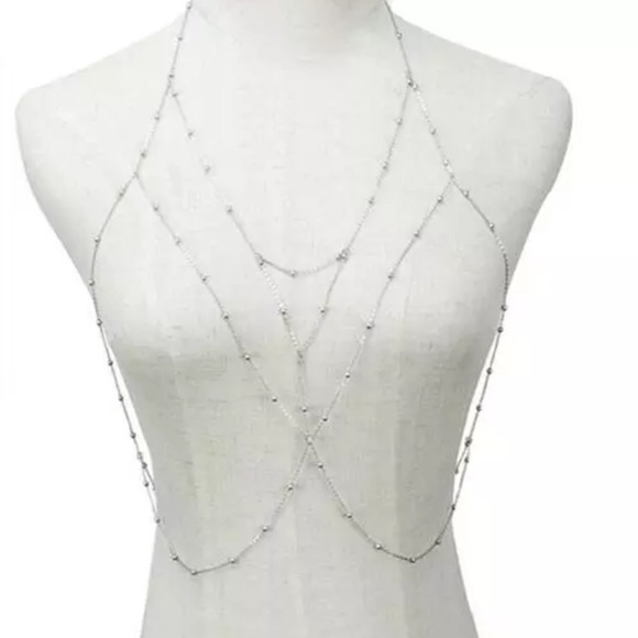 Last✨The Raven Gold Layered Halter Bodychain - Picture 4 of 8