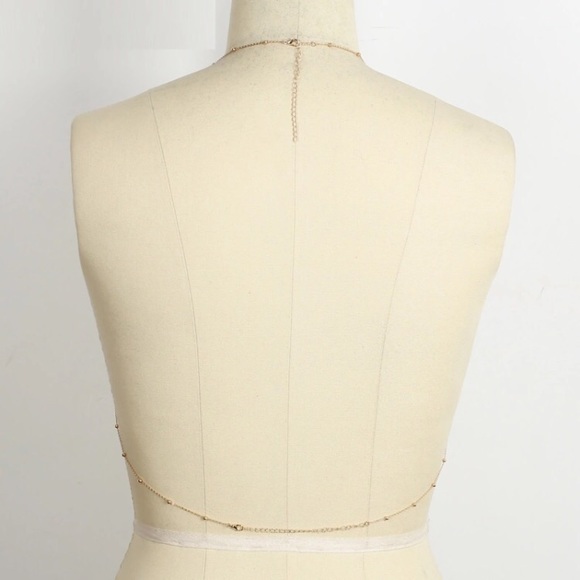 Last✨The Raven Gold Layered Halter Bodychain - Picture 5 of 8