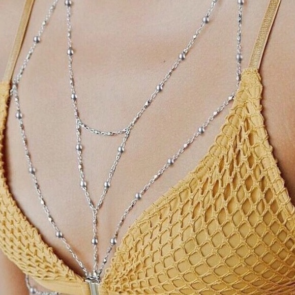 Last✨The Raven Gold Layered Halter Bodychain - Picture 7 of 8