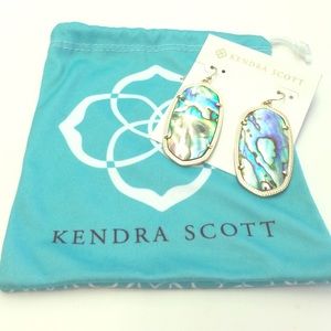 Kendra Scott "Danielle Earrings in Abalone Shell"