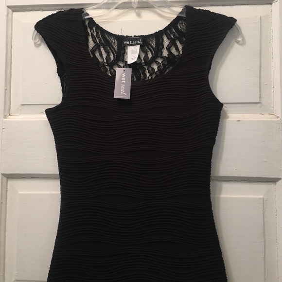 Wet Seal small black bandage dress new with tags