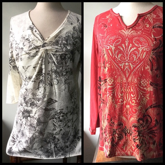 Bundle of 2 Embellished Tops