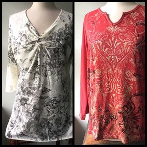 Bundle of 2 Embellished Tops