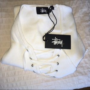 Stussy lace up long sleeve