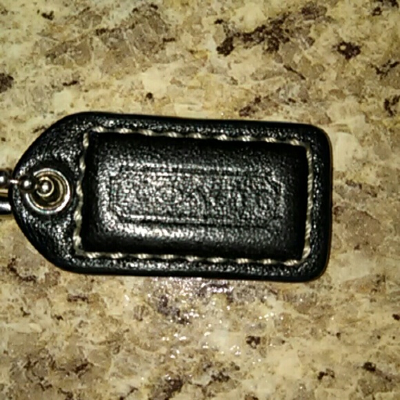Coach Black Leather Wristlet/Coinpurse - Picture 3 of 4