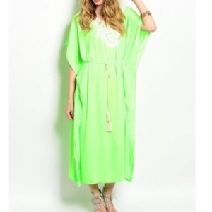 Neon Green Kaftan