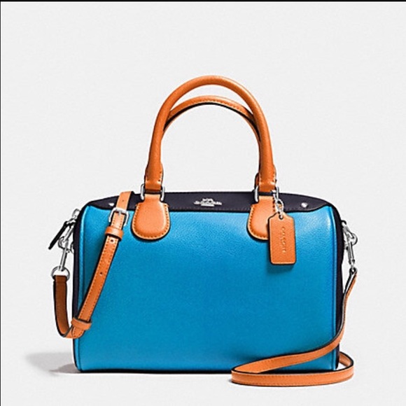 💕COACH COLORBLOCK MINI SATCHEL🎀