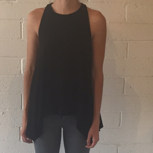 Rachel Zoe Black Chain Top