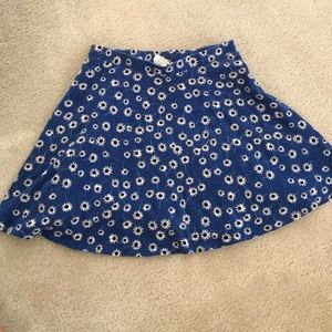 Blue Flower Skirt
