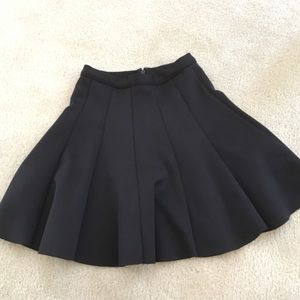 Black Pleated Skirt