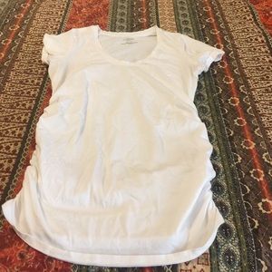 White motherhood maternity tshirt