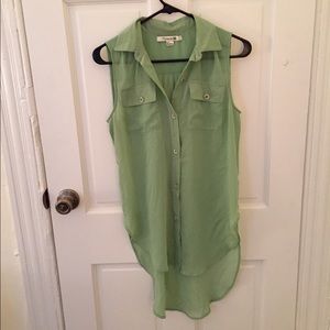 Forever 21 Sheer Longline Top