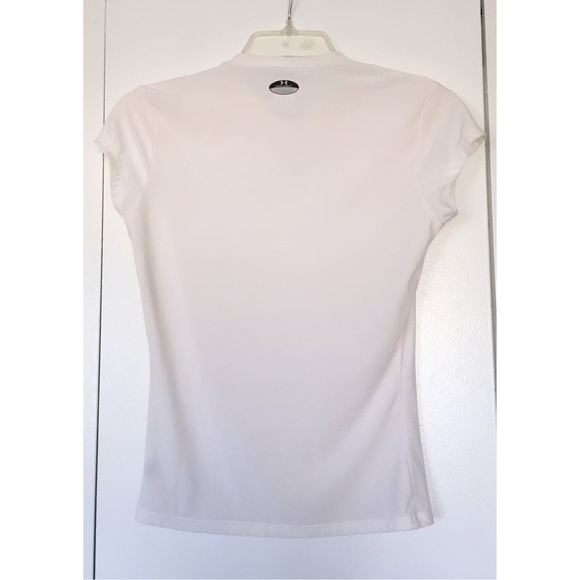 Under Armour Stay Cool White Tee - Picture 3 of 4
