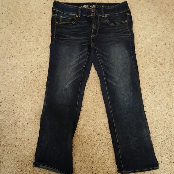 American eagle artist crop jeans