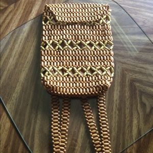 🎃🎃🎃Wooden Beaded Backpack