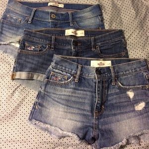 Hollister denim shorts