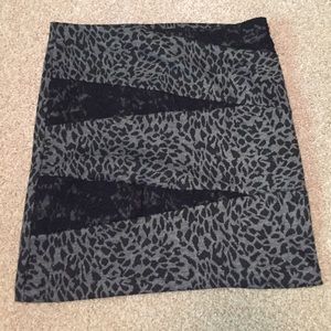 Wet seal cheetah print mini skirt