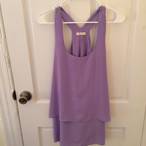 Lavender Tiered Shift Dress