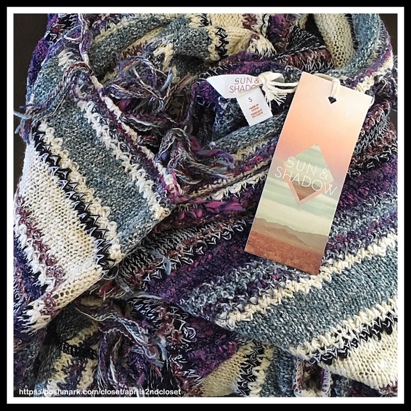 LONG TASSEL FRINGE TRIM SWING CARDIGAN BOHO CARDI - Picture 5 of 7